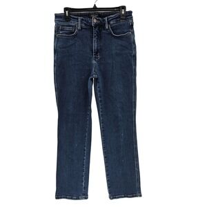 Judy Blue Jeans Womens 11 30 Blue‎ Straight Leg Stretch Denim High Rise Classic